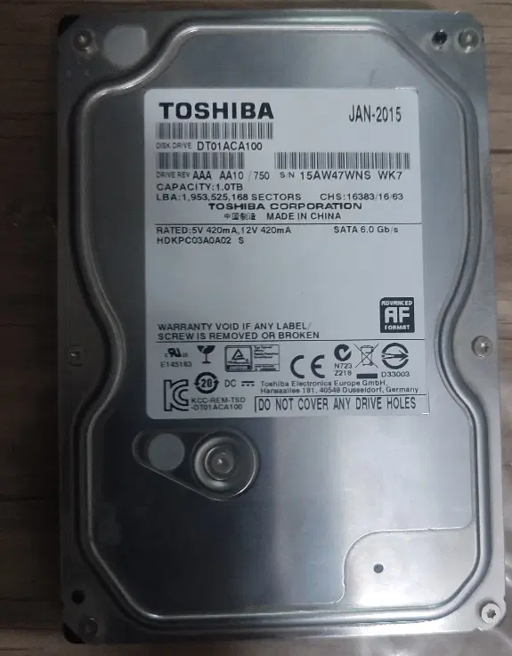 هارد hdd 1t|رایانه رومیزی|مشهد, طبرسی شمالی|دیوار