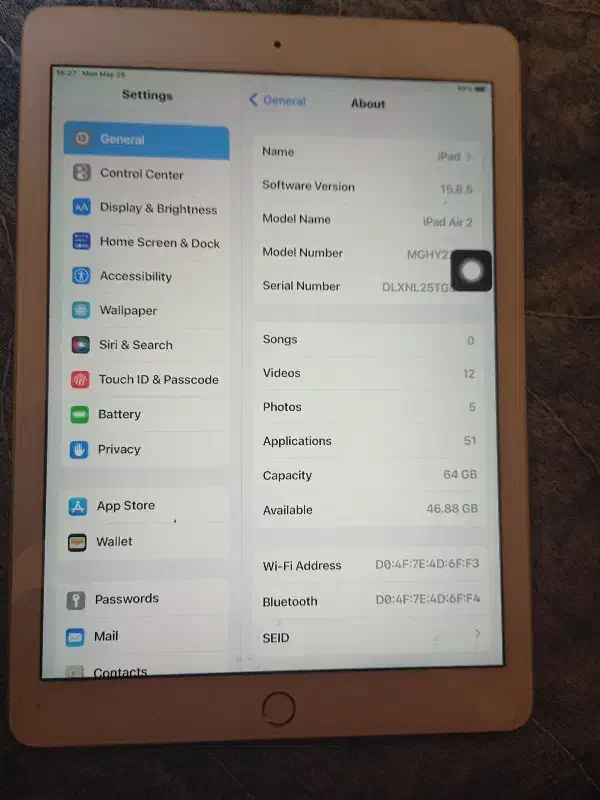 ipad air2|تبلت|قم, پردیسان|دیوار