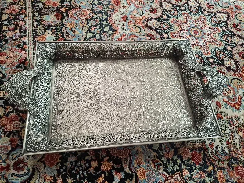 سینی سیلورنوباکارتن|ظروف سرو و پذیرایی|مشهد, ابوذر|دیوار