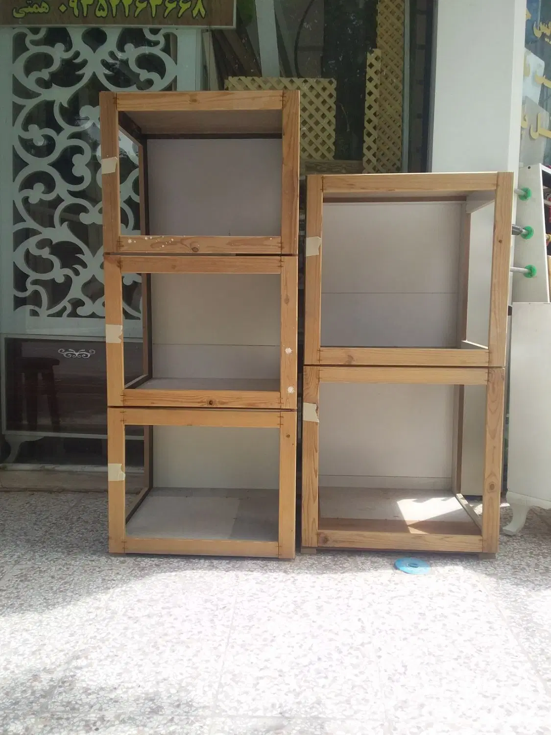 قفس چوبی|کتابخانه، شلف، قفسه‌های دیواری|مشهد, خرمشهر|دیوار