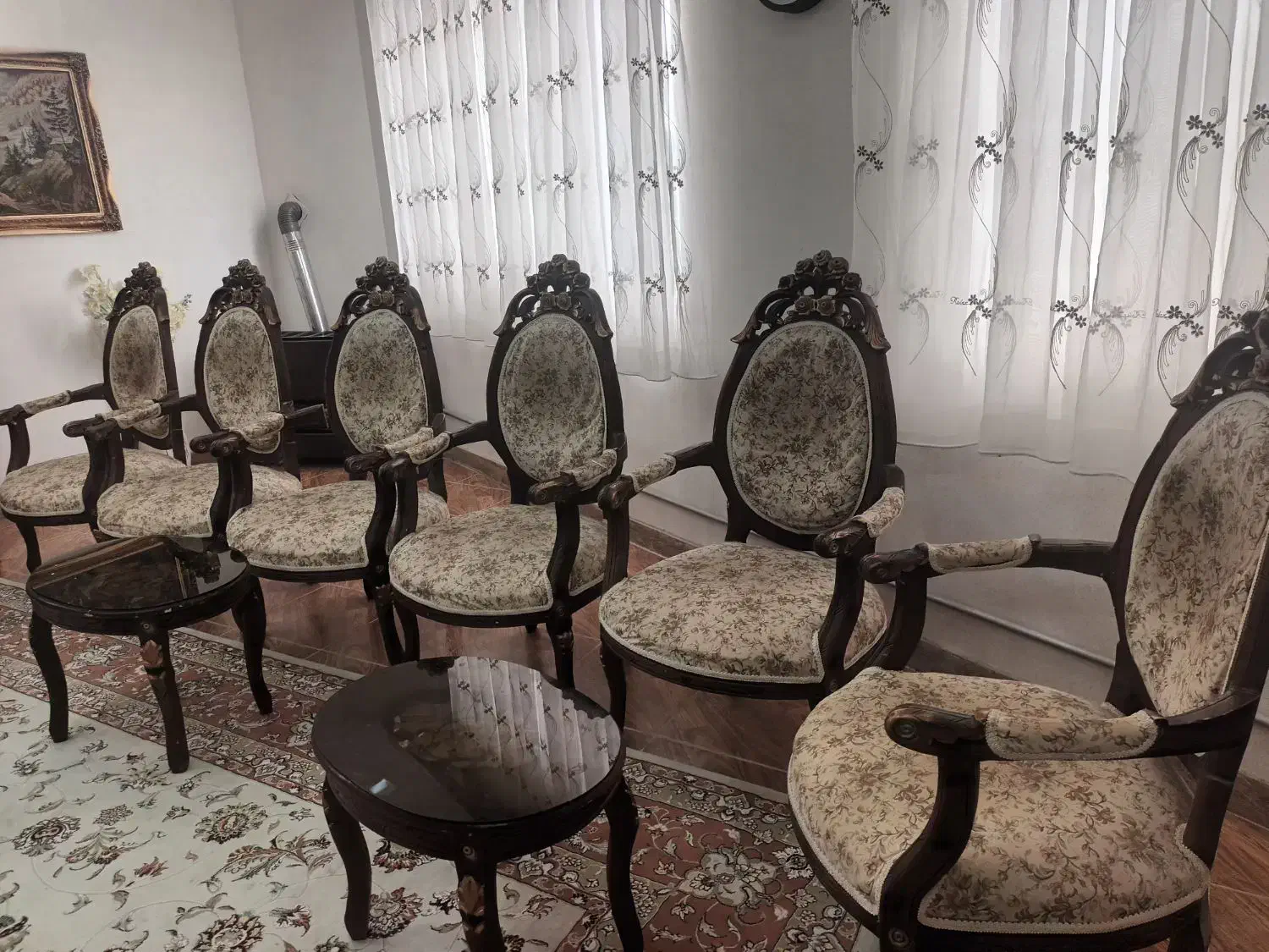 مبل سلطنتی|مبلمان خانگی و میز عسلی|تربت جام, والفجر|دیوار