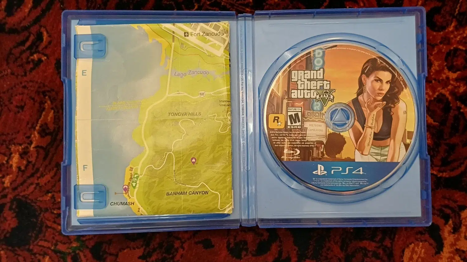 دیسک gta v ps4|کنسول، بازی ویدئویی و آنلاین|رشت, رودباری|دیوار