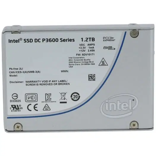 SSD Nvme intel DC p3600 1.2TB|قطعات و لوازم جانبی رایانه|فردوس (خراسان), |دیوار