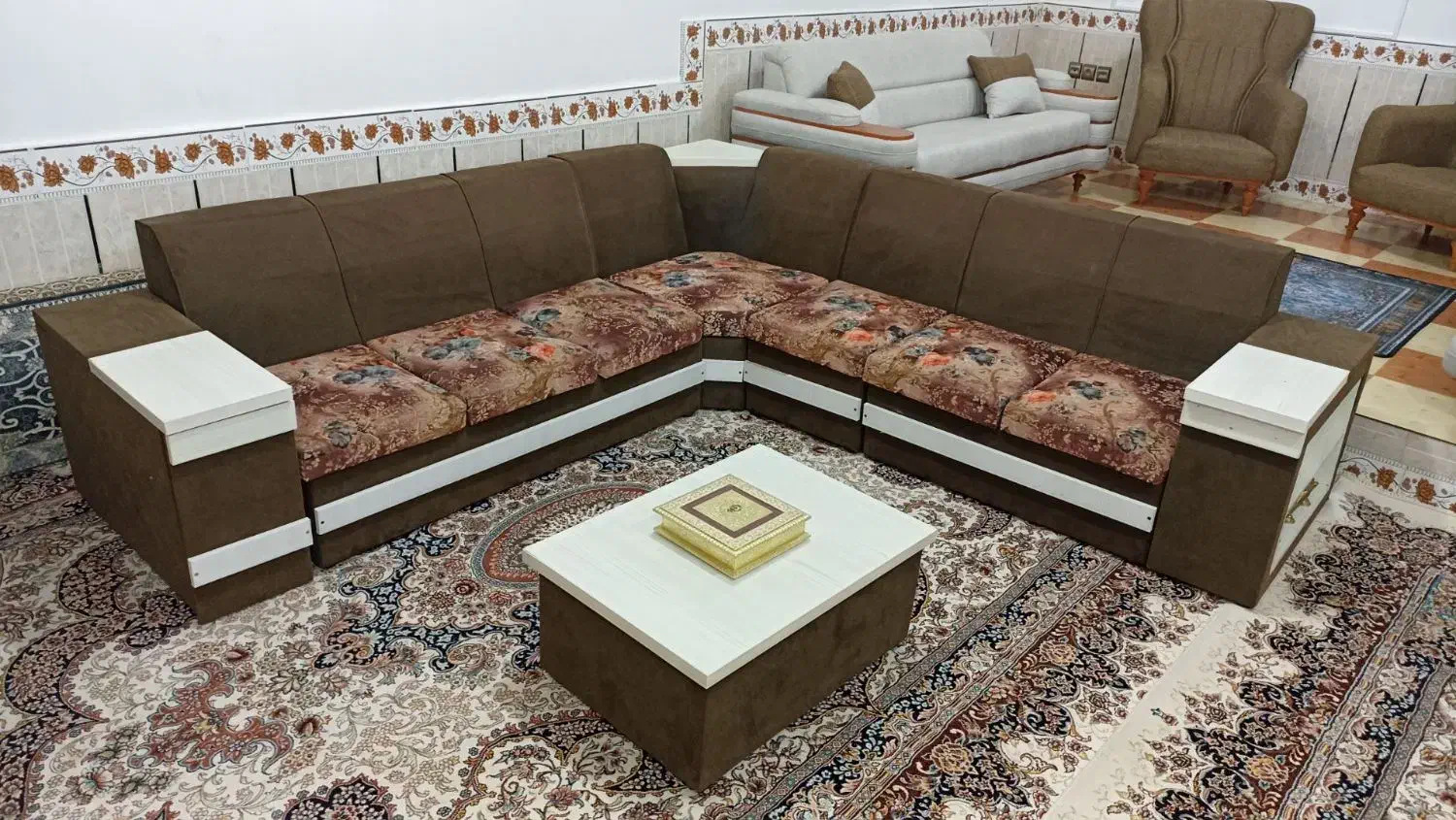 مبل راحتی|مبلمان خانگی و میز عسلی|کنگاور, |دیوار