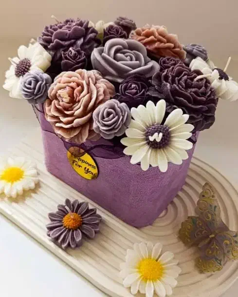 باکس گل شمع مناسبتی|گل مصنوعی|مرودشت, ابوذر شمالی‎|دیوار