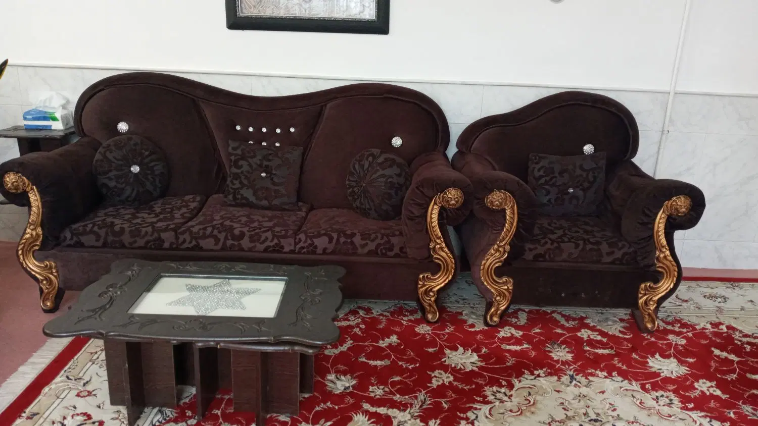 مبل|مبلمان خانگی و میز عسلی|نیشابور, فرح بخش|دیوار