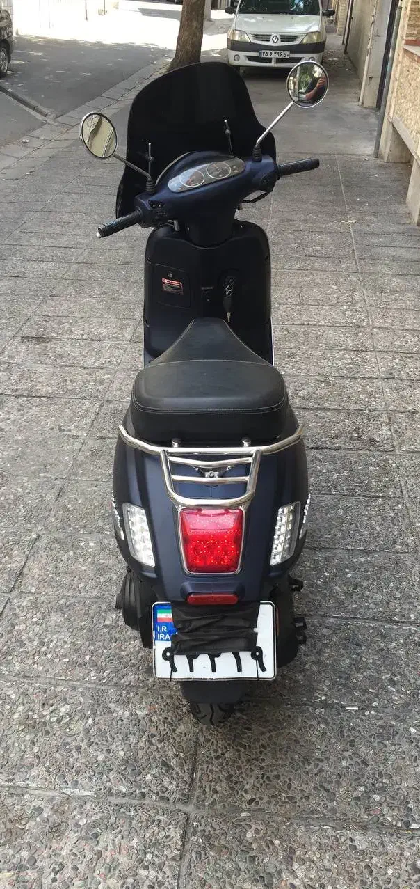 کاوان ۱۲۵ (صفر) مدل ۹۸ سرمه‌ای طرح وسپا|موتورسیکلت|تهران, جابری|دیوار