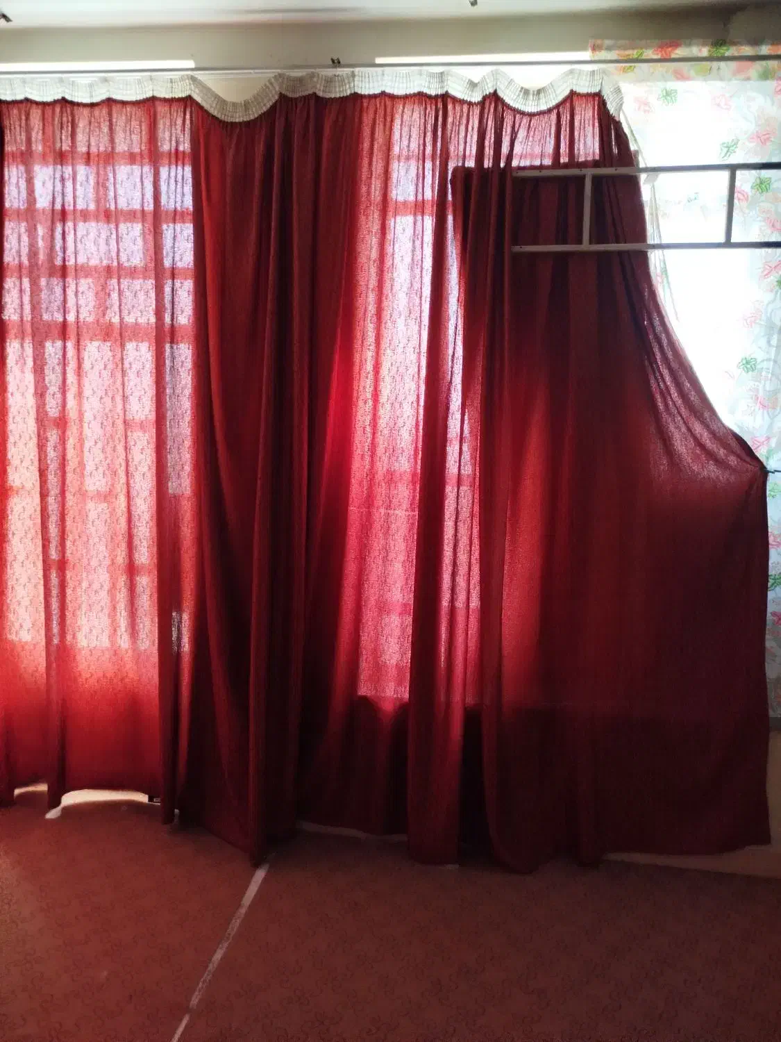 پرده تمیز|پرده، رانر، رومیزی|اهواز, کوی مهدیس|دیوار