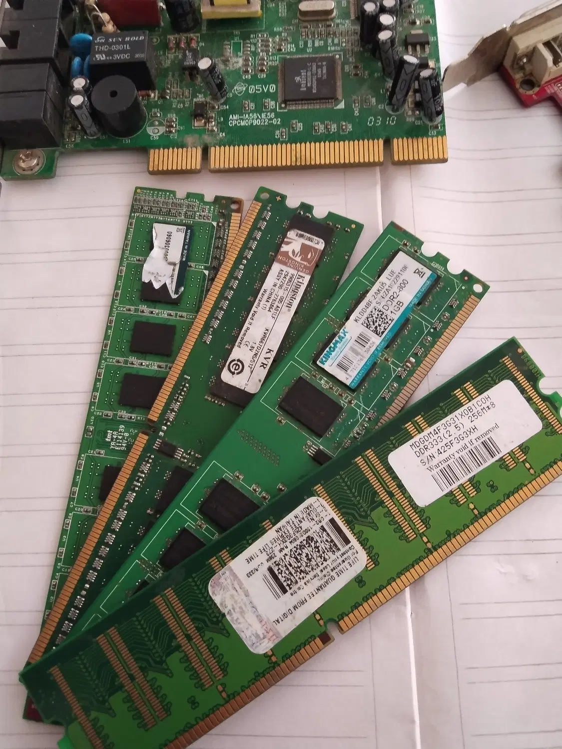 RaM DDR2(2G(1G(512)DDR3512K|قطعات و لوازم جانبی رایانه|مرودشت, ده بید|دیوار