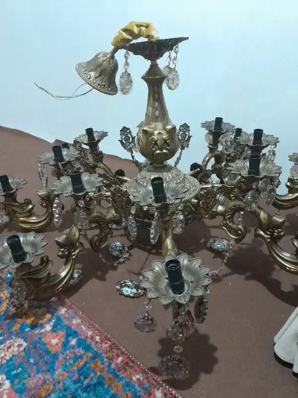 لوستر|لوستر و چراغ آویز|تبریز, |دیوار