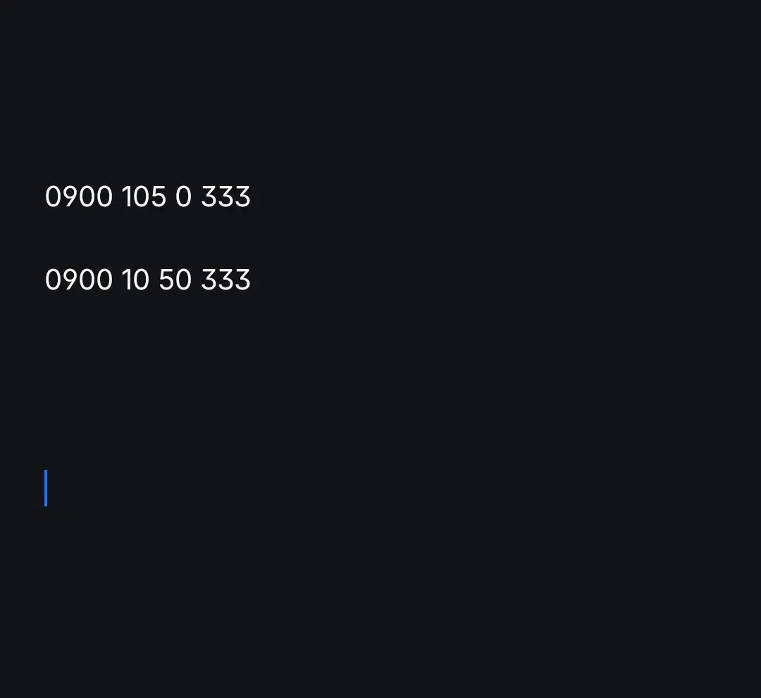 09001050333|سیم‌کارت|تهران, ونک|دیوار