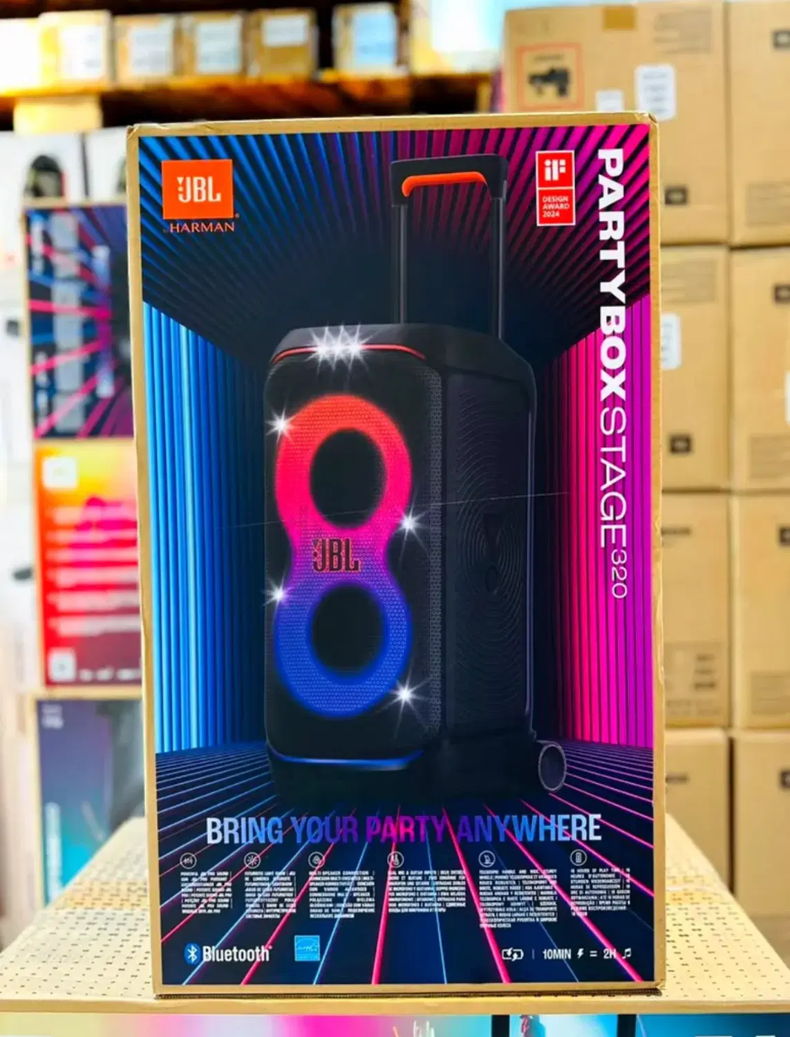 jbl party box320|سیستم صوتی خانگی|اصفهان, عباس‌آباد|دیوار