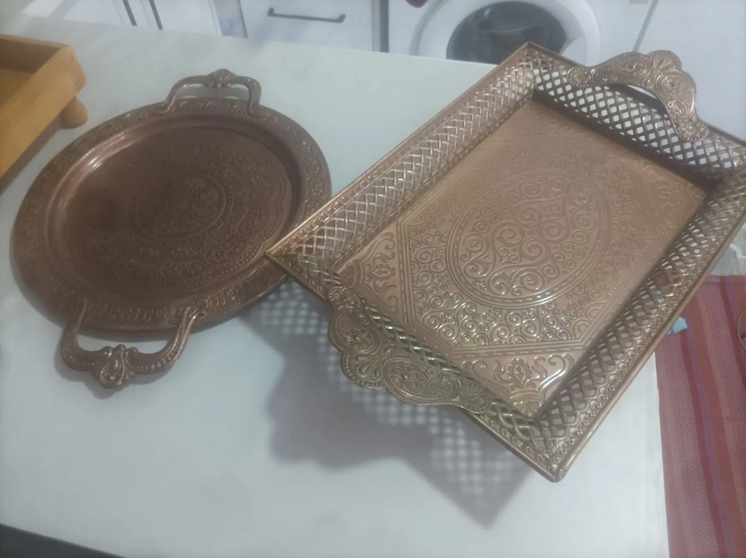 سینی|ظروف سرو و پذیرایی|مسجد سلیمان, |دیوار