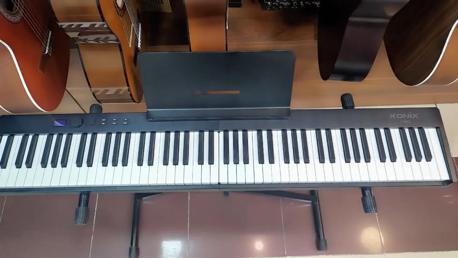 پیانو تاشو کونیکس مدل PJ88C،نو و با امکانات کامل|پیانو، کیبورد، آکاردئون|چالوس, |دیوار