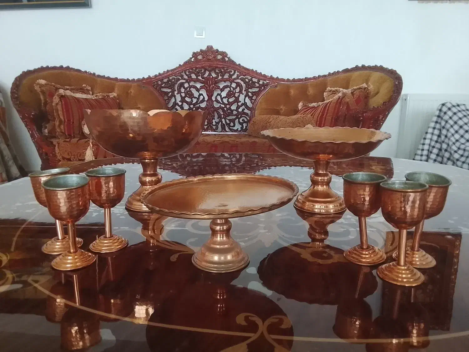 ظروف مسی|صنایع دستی و سایر لوازم تزئینی|اسلام‌شهر, شهرک مفیدی|دیوار