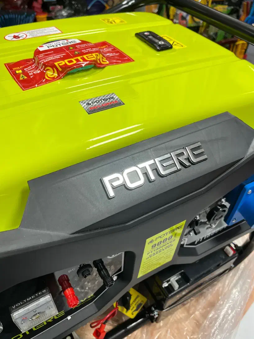 موتور برق بنزینی پوتر ۹ کیلو وات|ماشین‌آلات صنعتی|رشت, گیل|دیوار