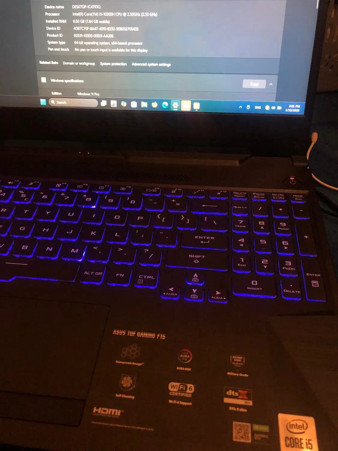 asus tuf gaming|رایانه همراه|شیراز, تندگویان|دیوار