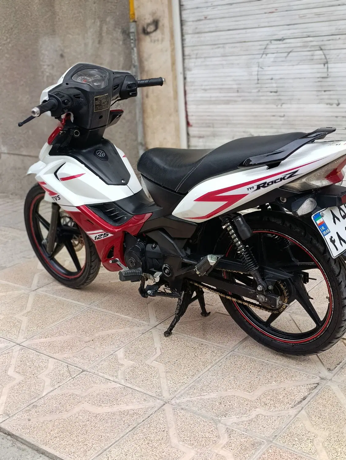 tvs Rackz|موتورسیکلت|مشهد, رده|دیوار