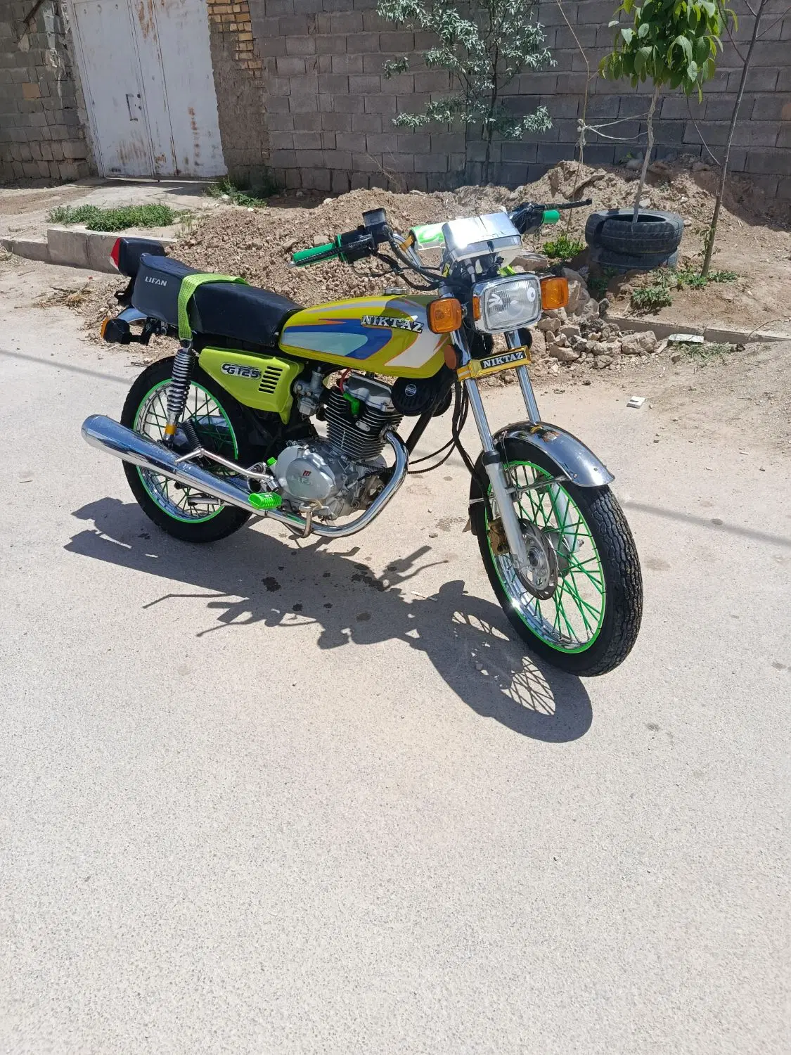 150نیکتاز|موتورسیکلت|کالپوش, |دیوار