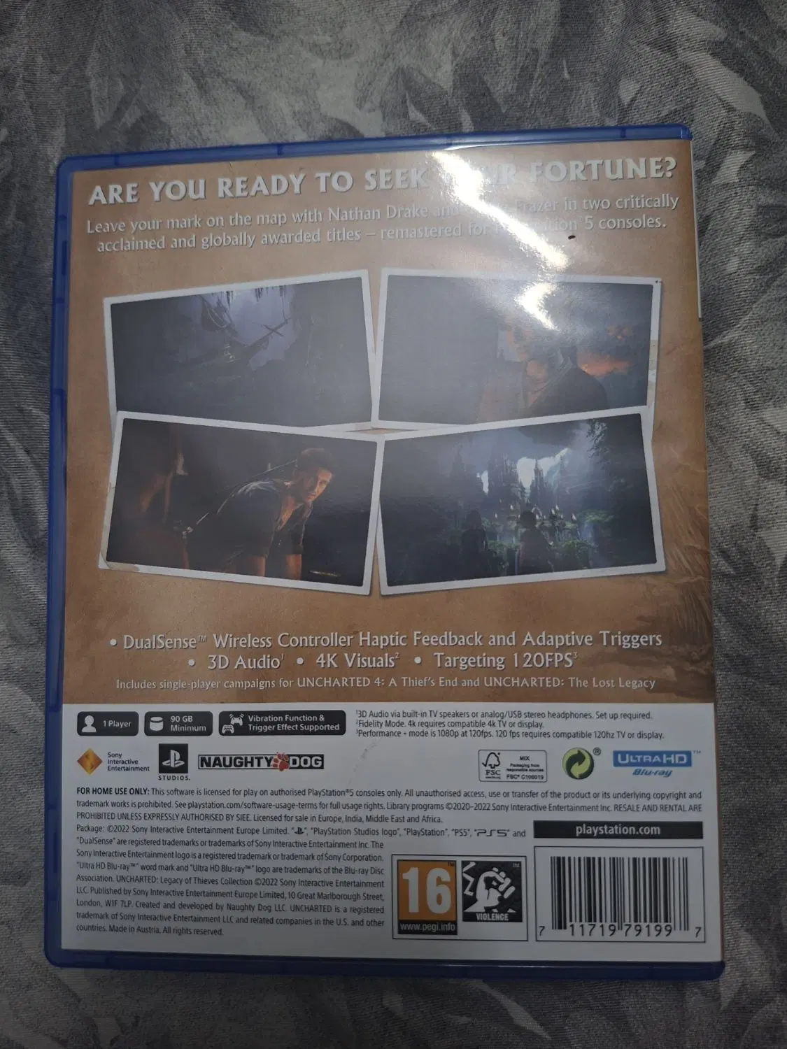 Uncharted collection ps5|کنسول، بازی ویدئویی و آنلاین|تهران, تهرانپارس غربی|دیوار