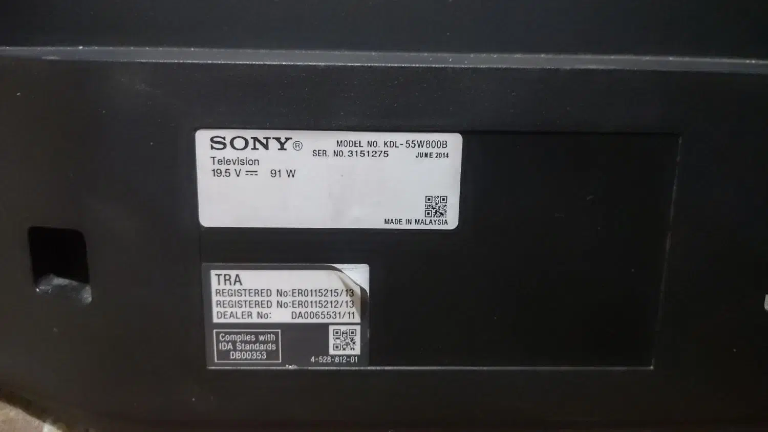 تلویزیون سونی 55 اینچ|تلویزیون و پروژکتور|تهران, نیاوران|دیوار