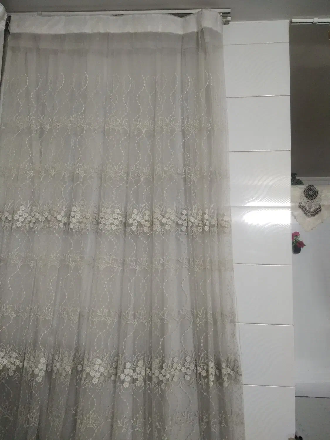 پرده تور|پرده، رانر، رومیزی|اصفهان, فردوان|دیوار