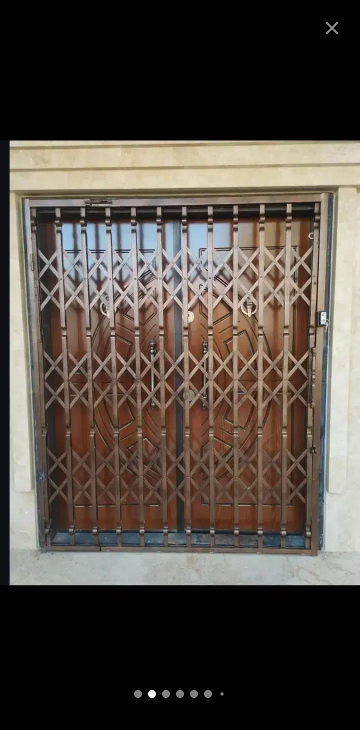 حفاظ فرفورژه محافظ پنجره تراس درب اکاردیونی توری|مصالح و تجهیزات ساختمان|مشهد, احمدآباد|دیوار