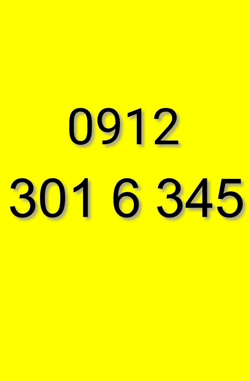0912.301.6.345|سیم‌کارت|تهران, فلسطین (میدان انقلاب)|دیوار