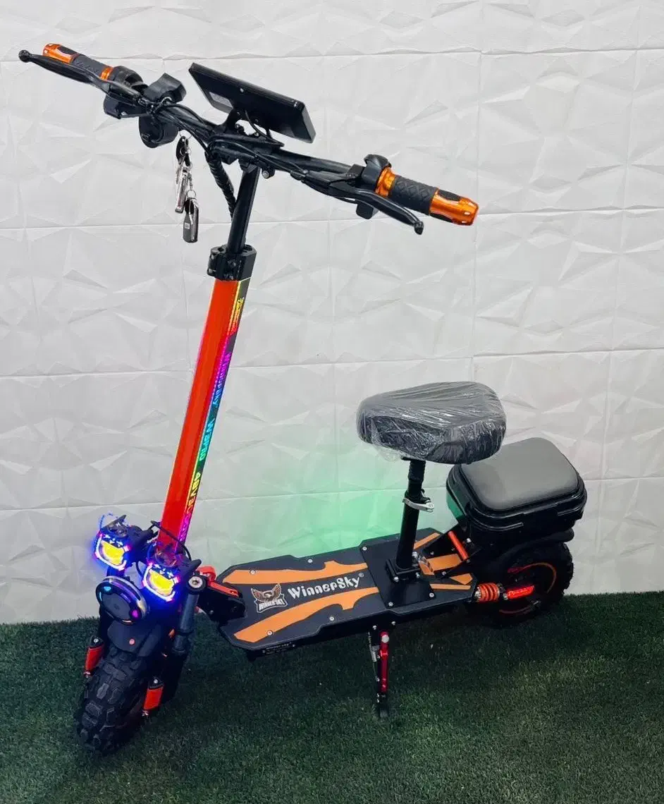 اسکوتر دونفره جفت صندلی دوچرخه ای حراج شد|دوچرخه، اسکیت، اسکوتر|یزد, |دیوار