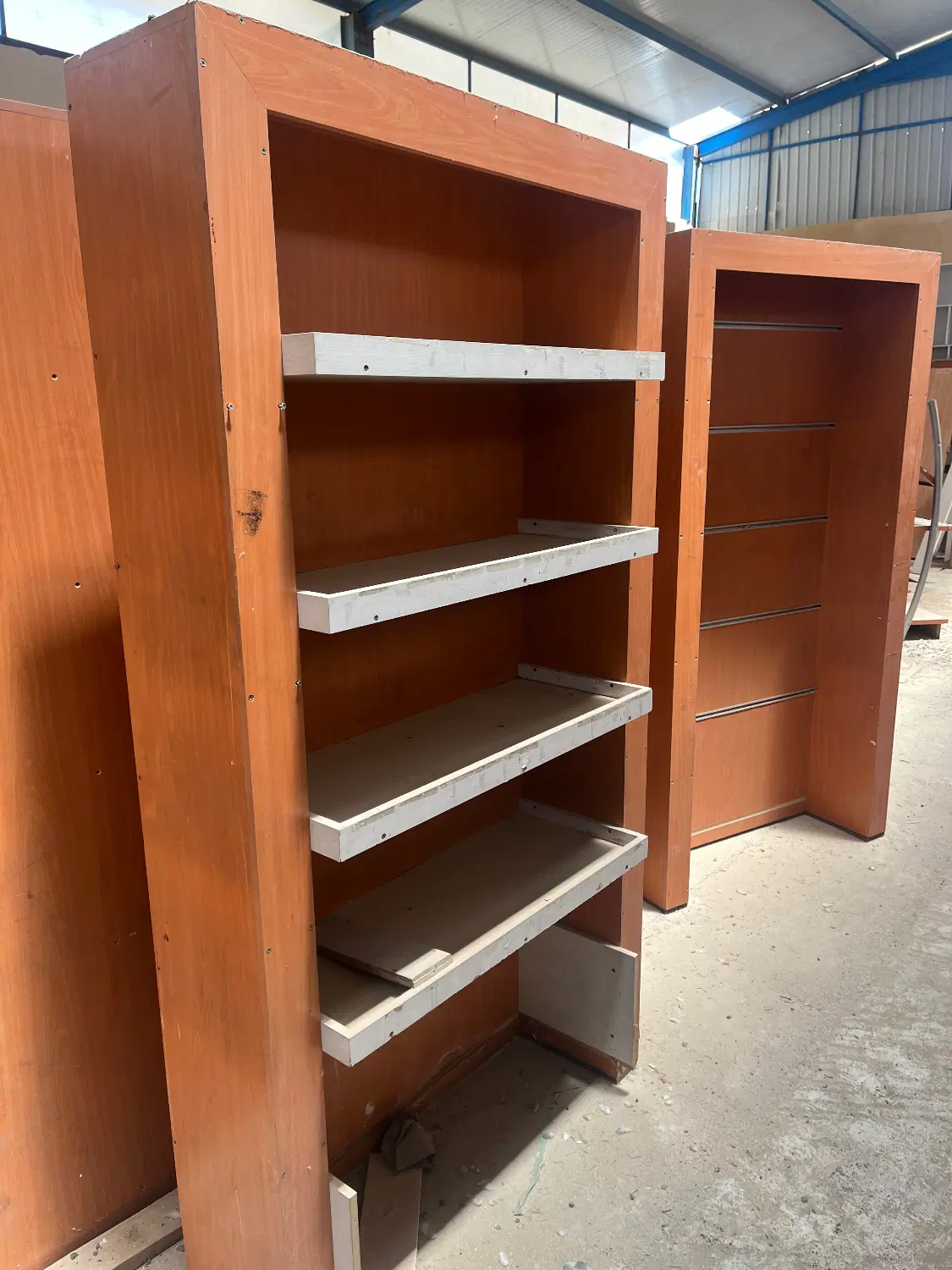 چوب و MDF|کتابخانه، شلف، قفسه‌های دیواری|فرخ‌شهر, |دیوار