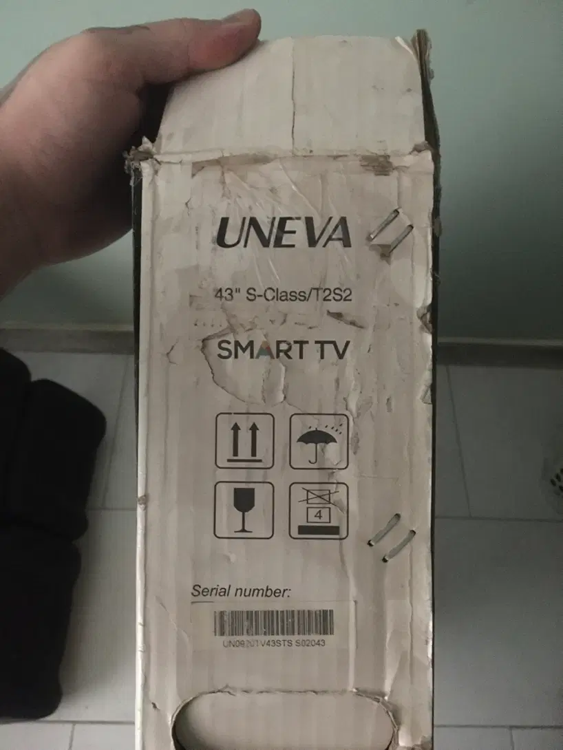 uneva tv 43 android s-calss t2|تلویزیون و پروژکتور|تهران, خرمشهر|دیوار