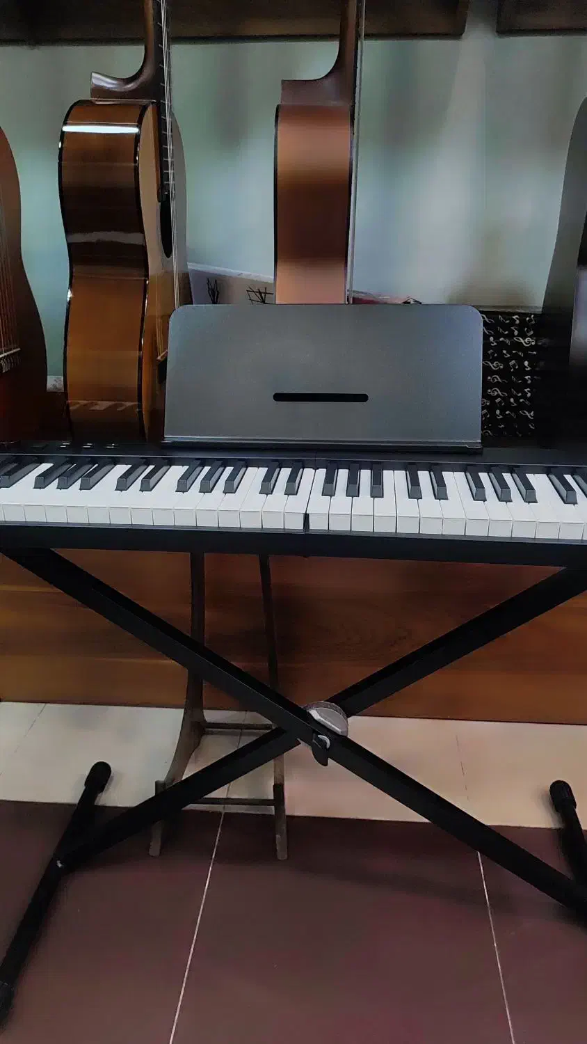 پیانو تاشو کونیکس مدل PJ88C،نو و با امکانات کامل|پیانو، کیبورد، آکاردئون|چالوس, |دیوار