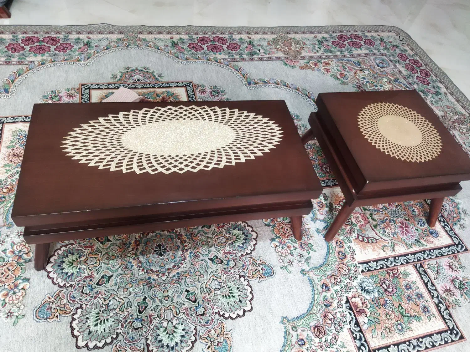 میزعسلی|پرده، رانر، رومیزی|نیشابور, گنبد سبز|دیوار