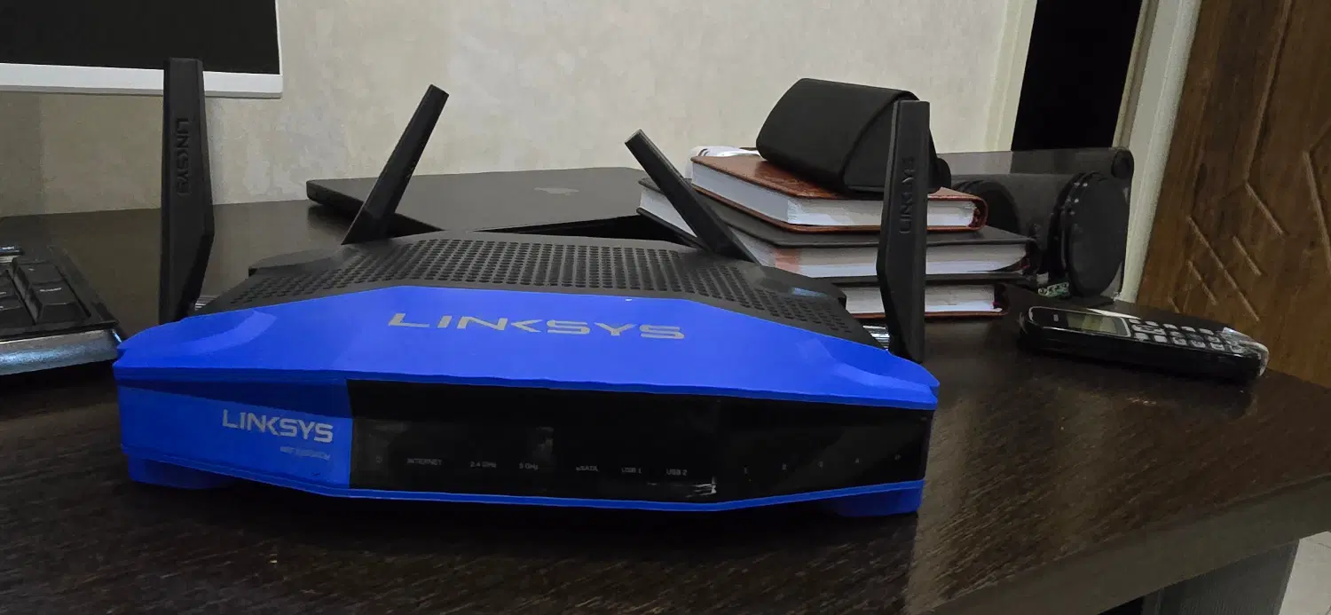 router wrt3200 linksys|مودم و تجهیزات شبکه|کرج, شهرک بنفشه|دیوار
