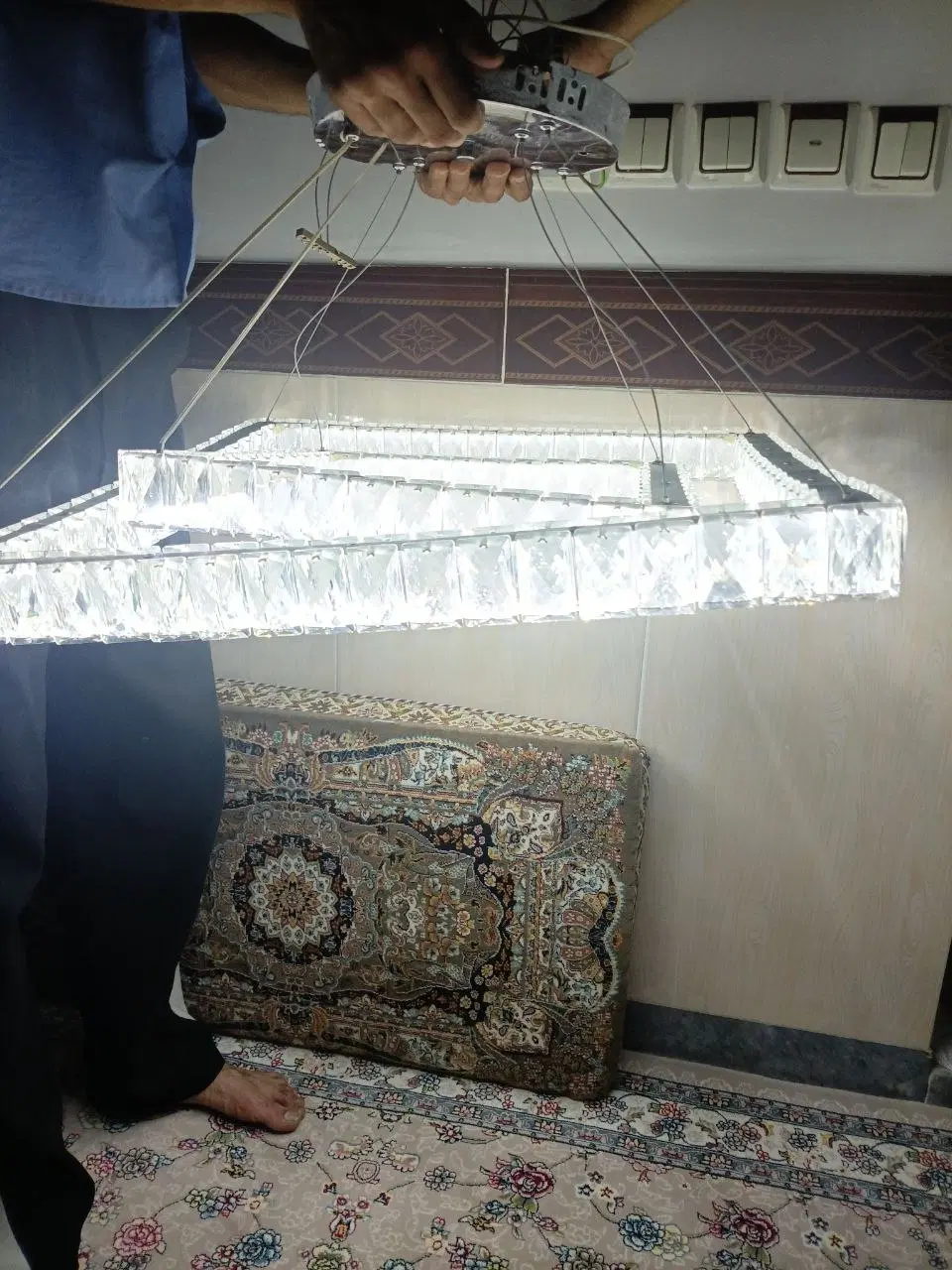 لوستر|لوستر و چراغ آویز|سنندج, |دیوار
