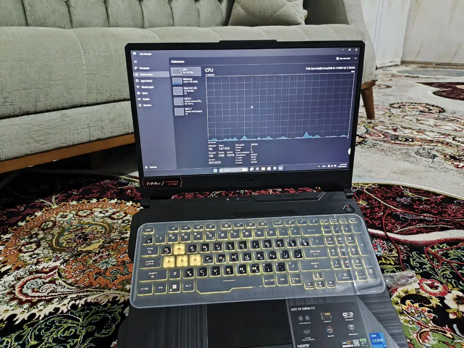 Asus fx506hf|رایانه همراه|ایوان, |دیوار