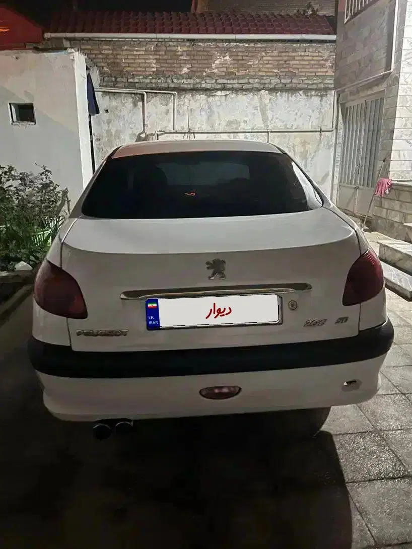 ۲۰۶ V8 SD|خودرو سواری و وانت|مینودشت, |دیوار