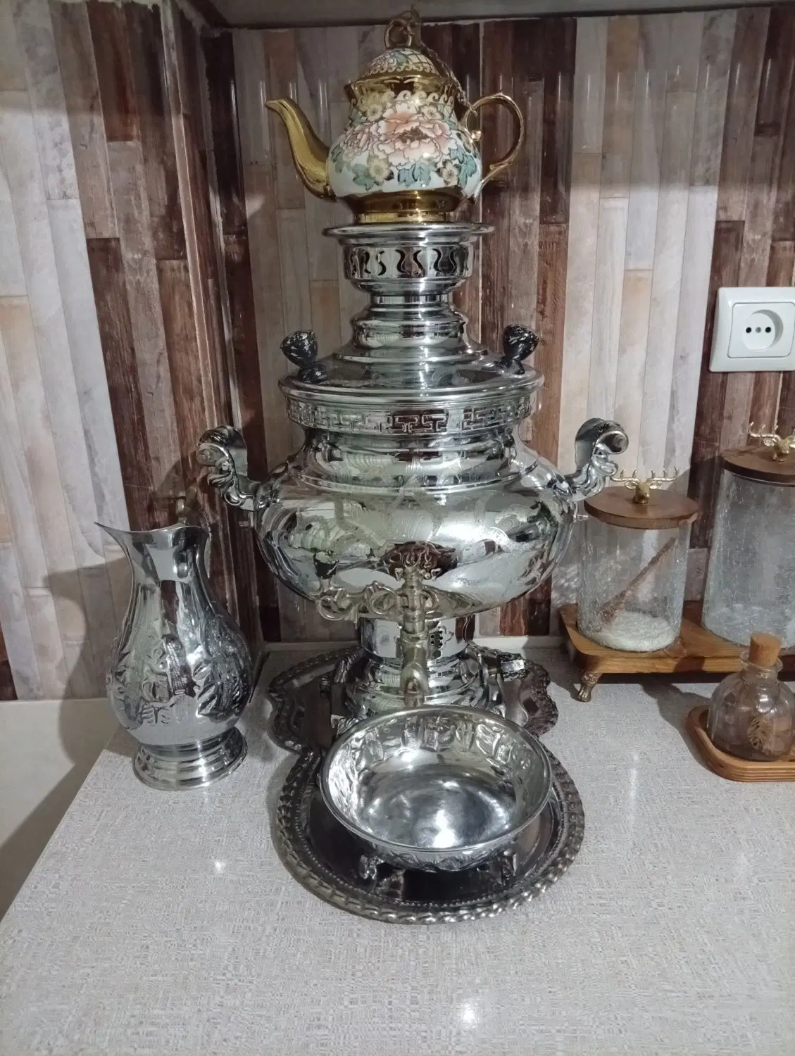 سماور|سماور، چایساز، قهوهساز|مشکیندشت, |دیوار