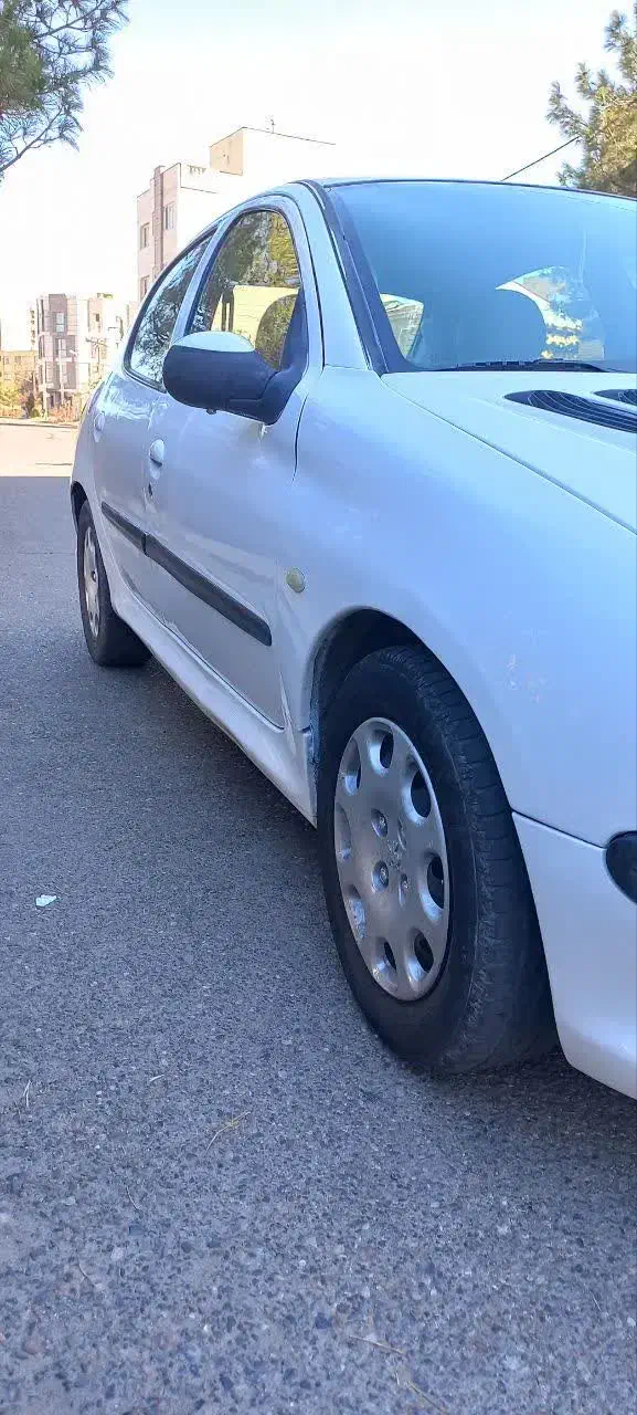 206 تیپ ۲ سفید|خودرو سواری و وانت|سهند, |دیوار