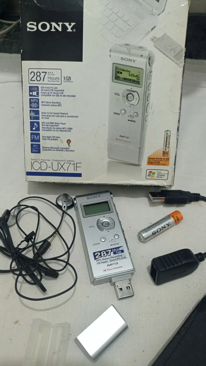 IC Recorder Sony|پخش‌کننده همراه|تهران, آهنگ|دیوار