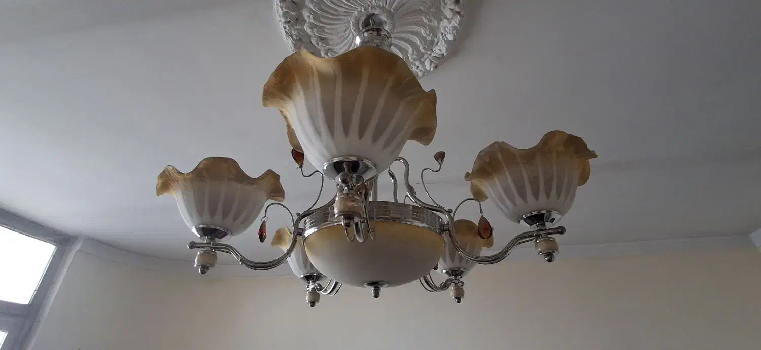 لوستر|لوستر و چراغ آویز|نیشابور, بنیاد شهید|دیوار