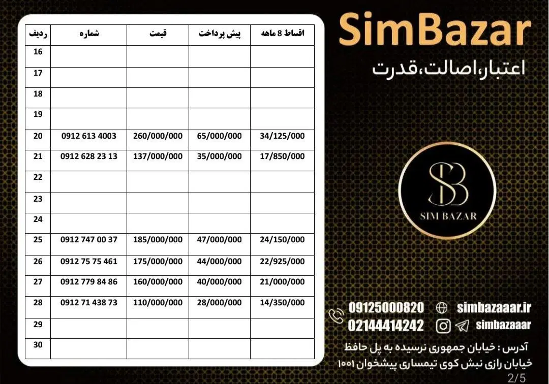 0912-39018-70|سیم‌کارت|تبریز, |دیوار