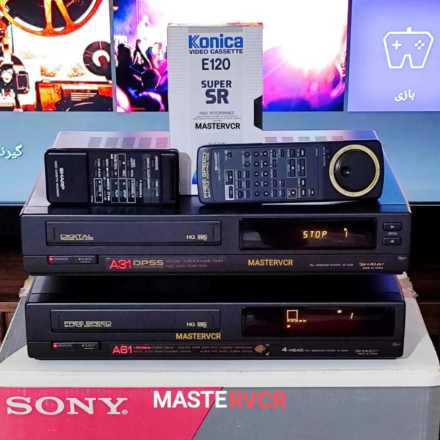 VIDEO CASSETTE RECORDER SHARP A31&A61|پخشکننده DVD و ویدیو|تهران, نیاوران|دیوار