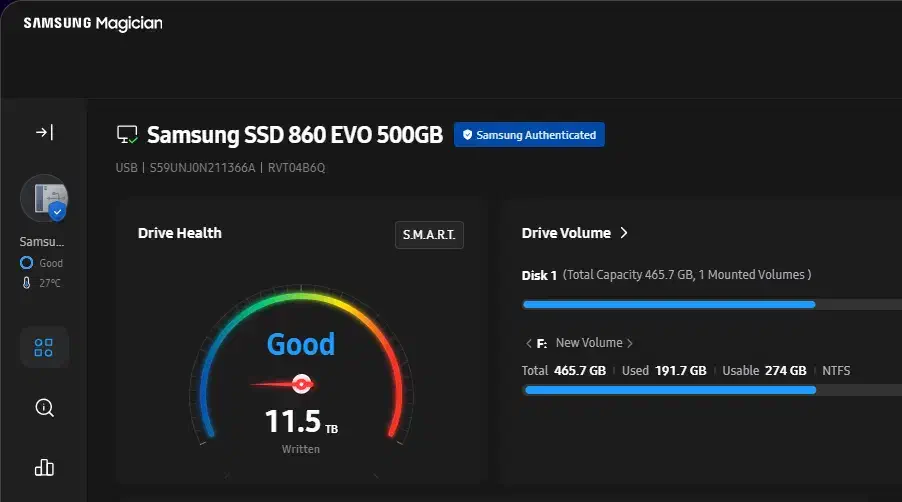 SSD Samsung EVO 860 500GB|قطعات و لوازم جانبی رایانه|کرج, مهرویلا شمالی|دیوار