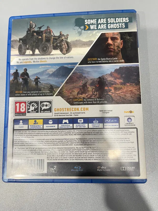بازیGhost recon Ps4/Ps5|کنسول، بازی ویدئویی و آنلاین|تهران, هفت حوض|دیوار