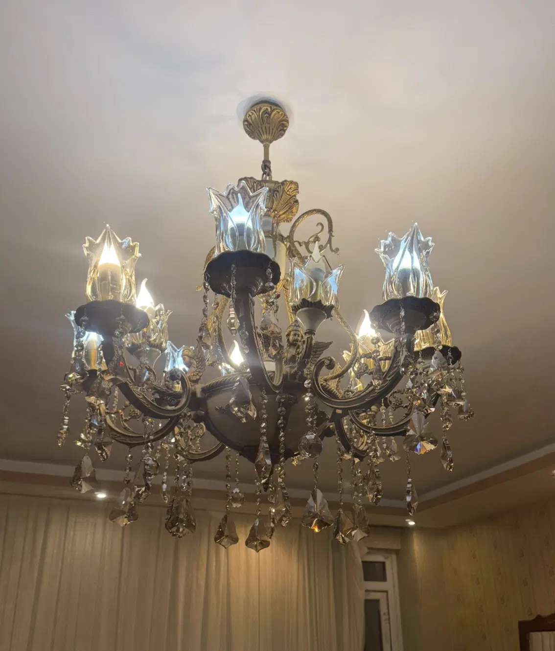 لوستر|لوستر و چراغ آویز|اردبیل, |دیوار
