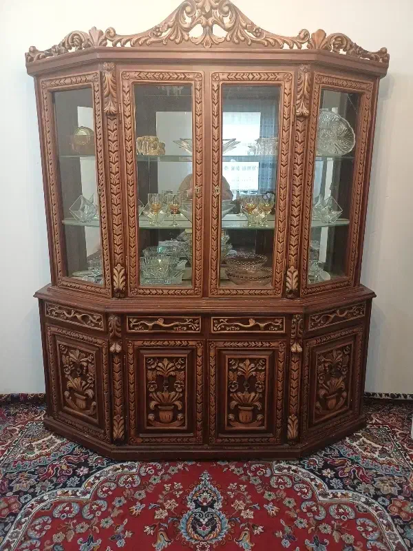 گنجه چوبی|بوفه، ویترین، کنسول|سبزوار, پیروزی|دیوار