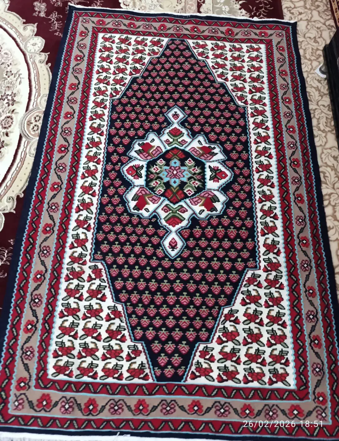 گلیمچه|گلیم، جاجیم، گبه|بیجار, |دیوار