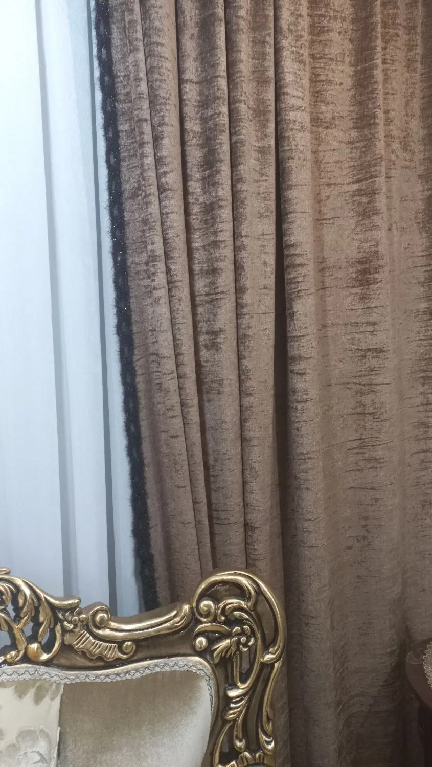 دستک پرده|پرده، رانر، رومیزی|مشهد, تربیت (صدف)|دیوار
