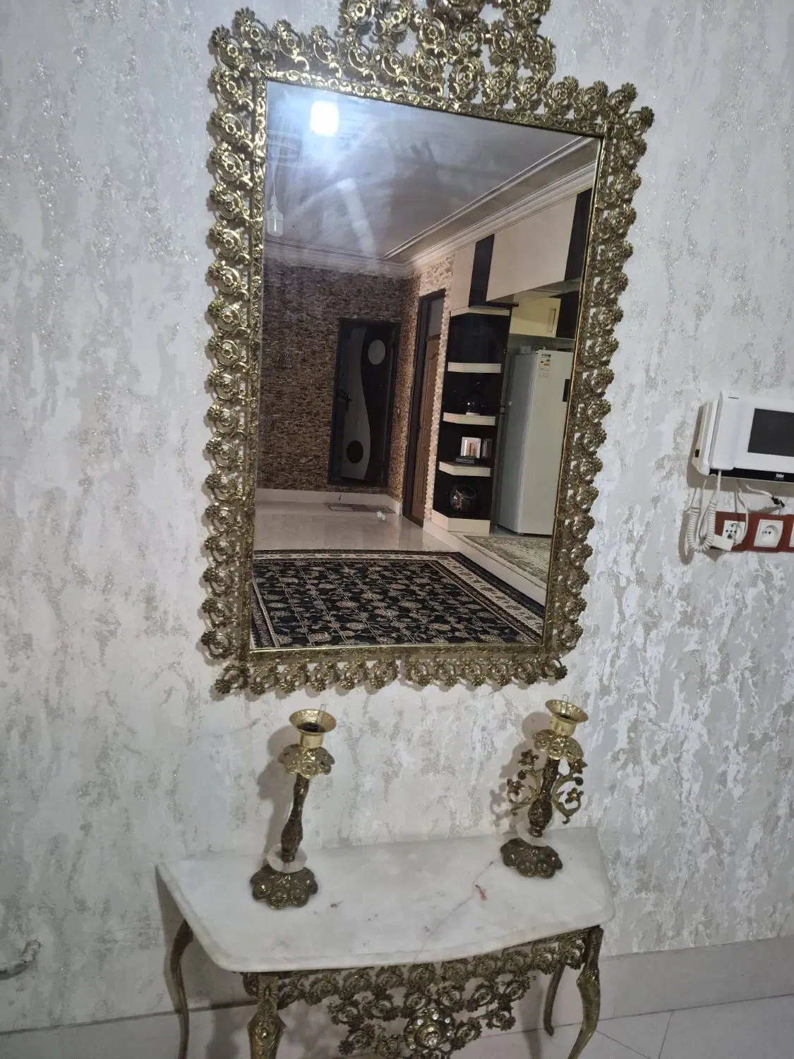 برنز|آینه|نورآباد, |دیوار